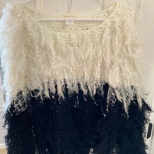 Boutique shaggy sweater